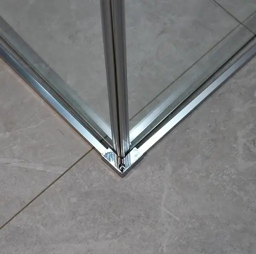 Душевая кабина Dusel DL194 Chrome 90x90, Универсальная, прозрачная, хром, 90x90 - фото 3