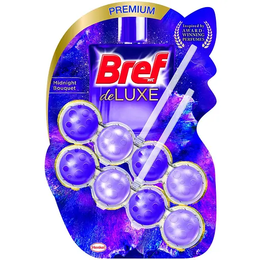 Уценка. Туалетный блок Bref De Luxe Аромат волшебной ночи 2 шт. x 50 г