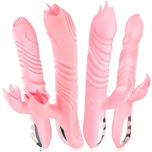 Вібратор з підігрівом силіконовий для жінок Pretty Love Tomas 25 см рожевий - фото 3