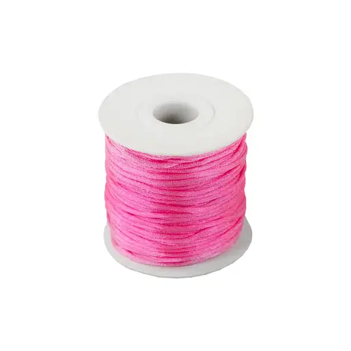 Нейлоновий шнур Рожевий темний неон 2мм 33м - фото 1