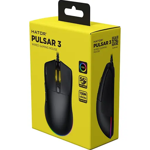 Миша Hator Pulsar 3 Black (HTM610) [126749] - фото 6