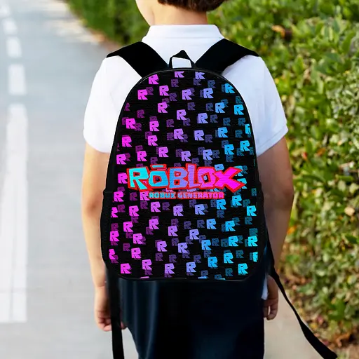 Рюкзак детский роблокс "Roblox" 34х27см, городской ранец для мальчика с принтом (00373)
