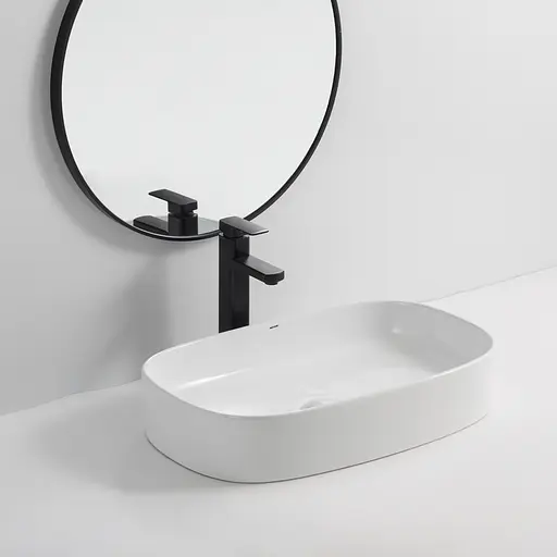 Умивальник накладний Mixxus Premium Bevel-0105 610x375x120 мм MP6524, Білий - фото 8