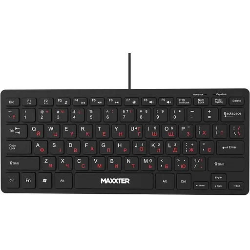 Проводная клавиатура Maxxter KBM-C01B-UA