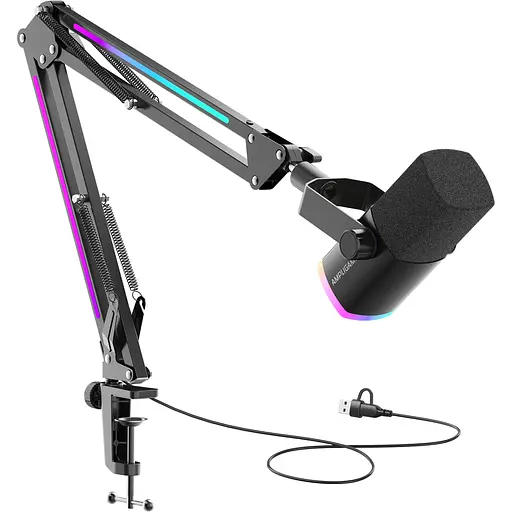 Микрофон динамический Fifine AM8PROT USB/XLR Black (AM8PROT)