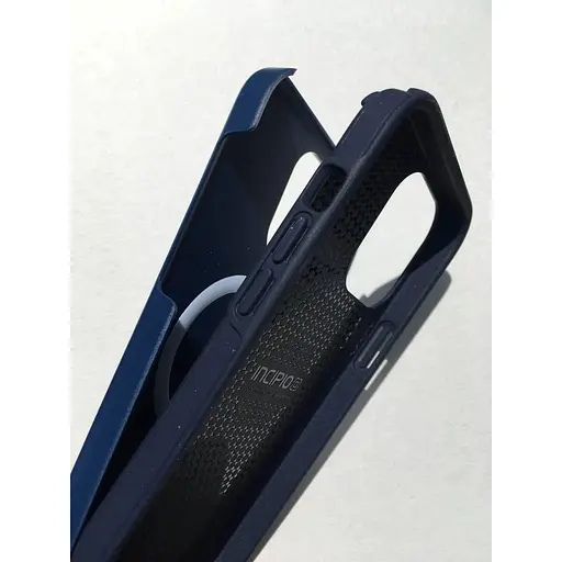 Оригинальный противоударный чехол Incipio Duo MagSafe для iPhone 14 Pro Max (6.7") Blue IPH-2035-MNYIB - фото 10