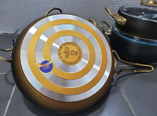 Набір каструль Casa Royal Gold Beaty G-UKR2020 із покриттям Bio Granit Чорний - фото 9