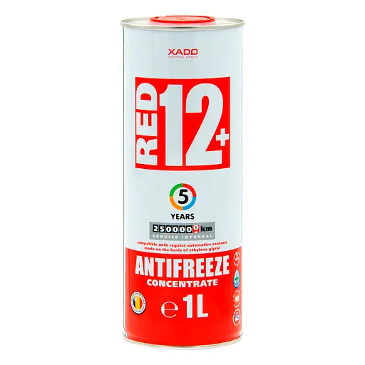 Антифриз Xado Antifreeze Red 12+ червоний концентрат 1л(XA 50001_1) - фото 1
