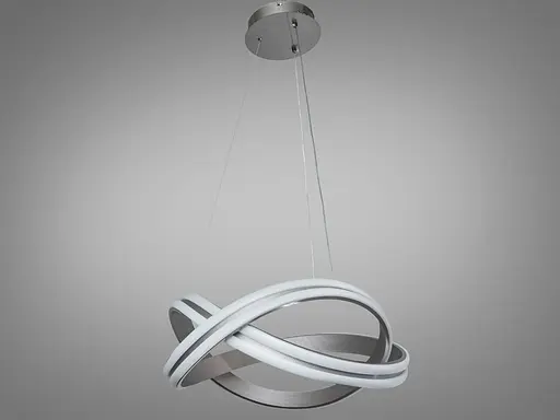 Підвісна LED люстра Romin Diasha 115Вт коричнева 19м² - фото 2