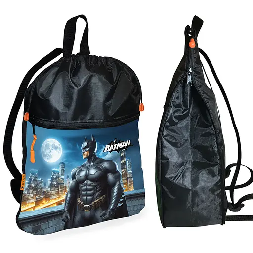 Шкільний рюкзак дитячий Бетмен + Сумка для взуття спортивної форми рюкзак-мішок для хлопчика (01673) - фото 2
