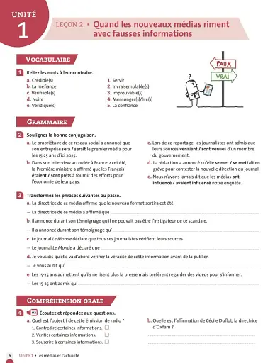 Odyssée C1/C2. Cahier d'activités + Audio en ligne - фото 5