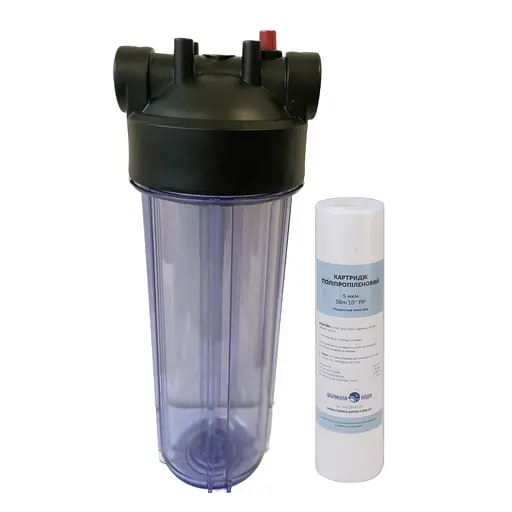 Фільтр механічної очистки Formula Vody типу SLIM 10’’ з картриджем 5 мкм