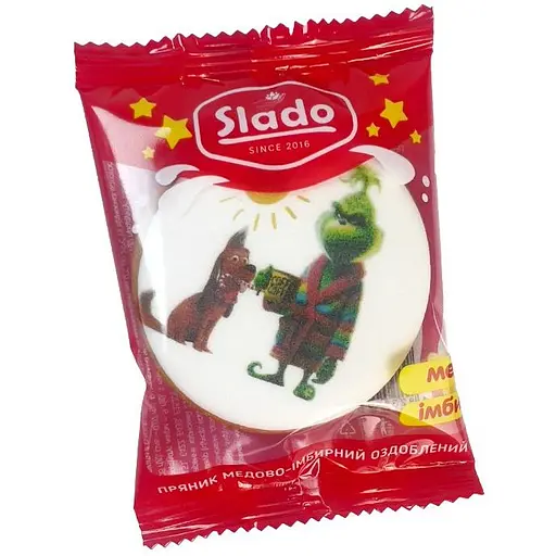 Медово-імбирний пряник Slado оздоблений 25 г - фото 12