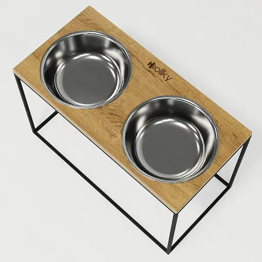 Hollky Base XXL40 — миски на підставці для дуже великих собак (2 × 2,8 л) - фото 5