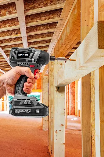 Гайковерт ударный Graphite Energy+ 18В бесщеточный 2700 об/мин 200 Нм 3 скорости 1.2 кг без АКБ и ЗП - фото 2