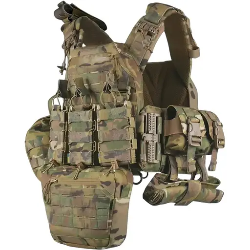 Плитоноска Kiborg GU gen.2 + 8 подсумков MultiCam (1000-k45004)