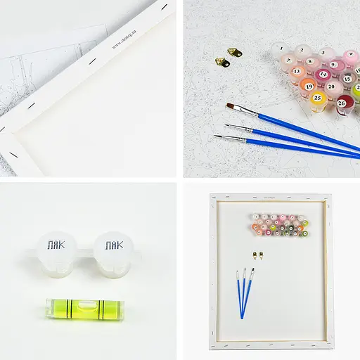 Картина за номерами Strateg ПРЕМІУМ Гавайські будні з лаком розміром 40х50 см VA-3075 - фото 2