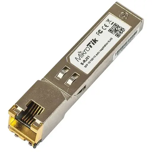 Інтерфейсний модуль SFP Mikrotik SFP-S-RJ01, 10/100/1000M copper module