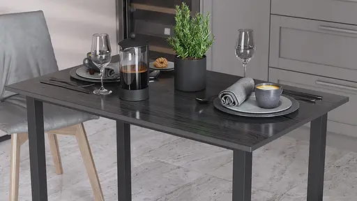Стіл універсальний Knap Ferrum-decor 750x1000x600 Чорний метал ДСП Сосна Кембра 16 мм (FRD-106345) - фото 3