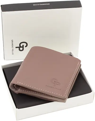 Женский кожаный кошелек Grande Pelle 11.5х11.5х3 см acs0024516 - фото 6