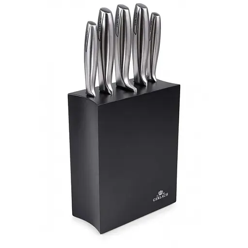 Набір з 5 кухонних ножів та підставки. Gerlach Modern (5901035518261)