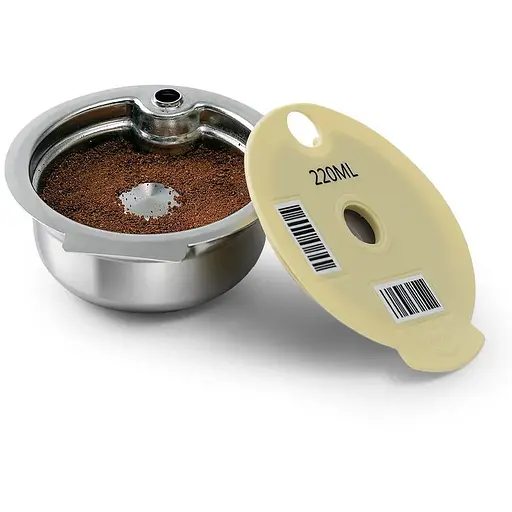 Капсула из нержавеющей стали многоразового использования для кофеварки Bosch Tassimo дозировка 220 мл Icafilas