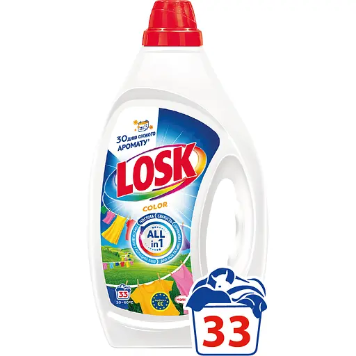 Гель для прання Losk Color 33 цикли прання 1.485 л (9000101800449)