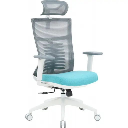 Офисное кресло OfficePro Balance OC550-W-DG-BL White/Dark Gray/Blue [148646] - фото 2