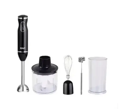 Ручной погружной блендер RAF R.314B с металлической ножкой 5в1 400 Вт - фото 2