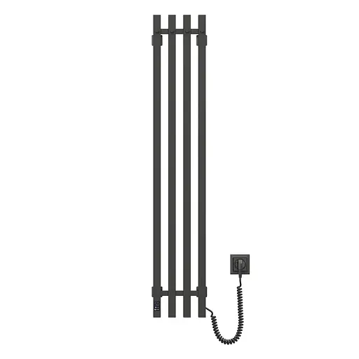 Электрический полотенцесушитель Navin Levante 210x1200 Sensor правая, черный муар 10-012033-4860, Черный матовый, Правое, Электронный - фото 2