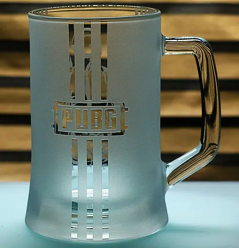 Пивний келих 660 мл PUBG з гравіюванням подарунок для геймера фаната ПАБГ ігровий кухоль для пива - фото 4