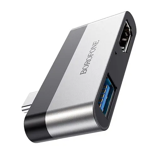Переходник USB Hub Borofone DH2 - фото 2