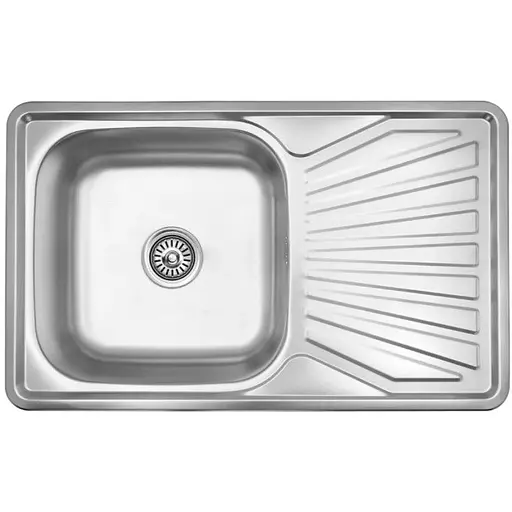 Кухонная мойка Kroner KRP Satin - 7848 (0,8 мм) (CV022789) - фото 1