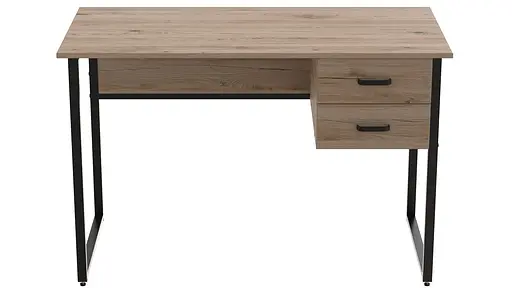 Компьютерный стол Ferrum-decor Таккота 76x140x60 черный ДСП Дуб Артизан 32мм (FRD-101934) - фото 3