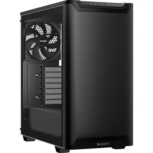 Корпус be quiet Pure Base 501, Airflow Black, Midi Tower, без БЖ, RGB, для ATX, Micro ATX, Mini ITX, Type-C, 2xUSB 3.2, макс. CPU-178 мм/VGA-368 мм, 2x140 мм Pure Wings 3, боковая панель из закаленного стекла BGW74 - фото 7