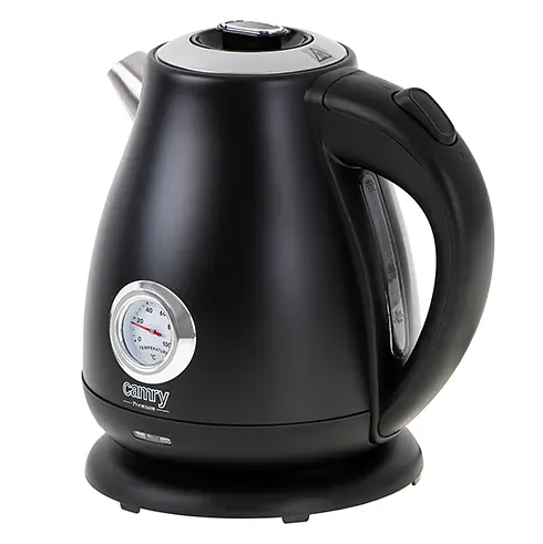 Чайник электрический 1.7л с градусником Camry CR 1344 black - фото 1