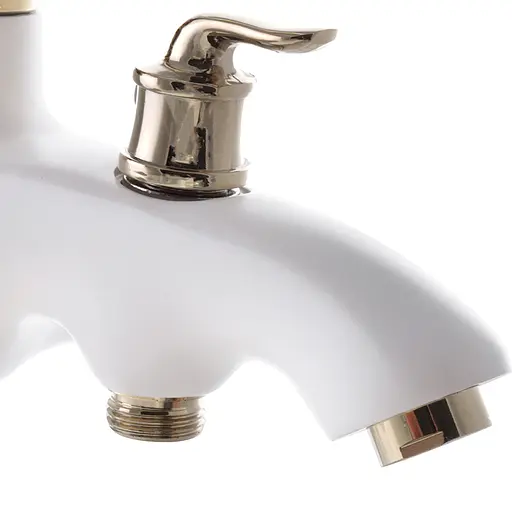 Змішувач для ванни Zerix Z30219-7 ZX0494 Білий матовий - фото 2