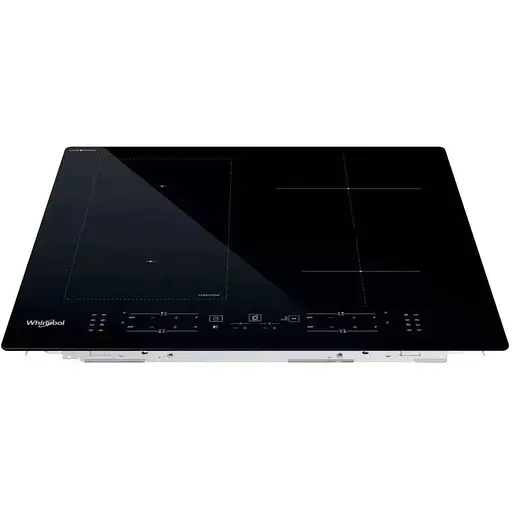 Варильна поверхня Whirlpool індукційна, 60см, розширена зона, чорний - фото 1