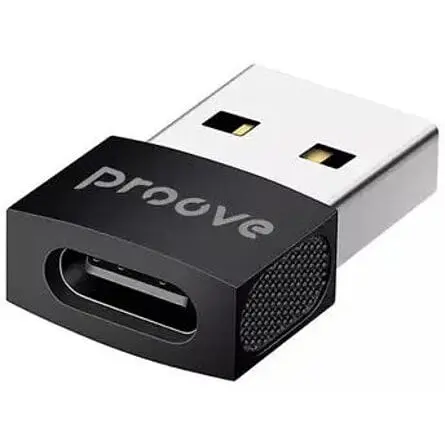 Переходник OTG Proove Extension USB to Type-C black - фото 1