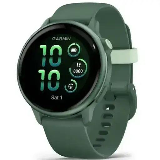 Смарт-годинник Garmin Vivoactive 6 Metallic Jasper Green with Jasper Green Band (010-02985-02/42)