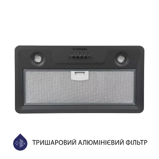 Вытяжка полновстраиваемая Minola HBI 5202 GR 700 LED - фото 2