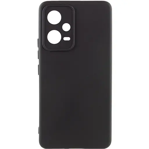 Чехол Silicone Cover Lakshmi Full Camera (A) для Xiaomi Poco X5 5G / Redmi Note 12 5G Черный / Black