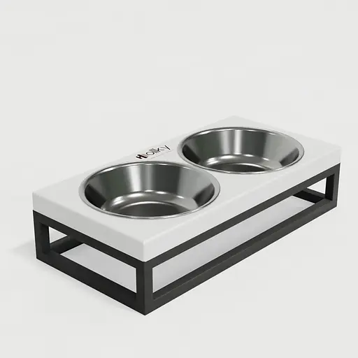 Hollky Base XS — миски на підставці для маленьких собак та котів (2 × 0,25 л) - фото 3