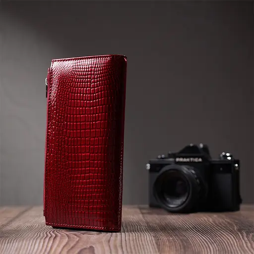 Жіночий шкіряний гаманець ST Leather 19х9х1.5 см acs0029429 - фото 10