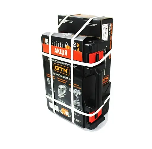 Набір акумуляторного інструменту GTM 18V шурупокрут DS18/40P, лобзик JS18/65, ліхтар FLС18/1500 + 2 АКБ і ЗП - фото 5