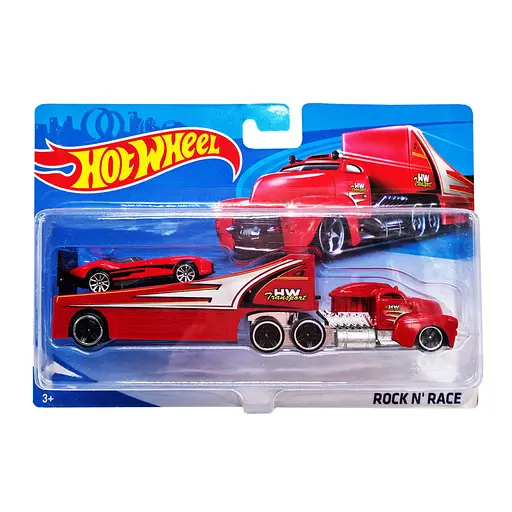 Дитячий ігровий набір машинок Bambi T-P771-1(Red) з трейлером - фото 1