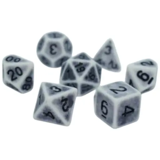 Набір кубиків Ancient 7 Dice Set - White , 7 шт. (g7danc06)