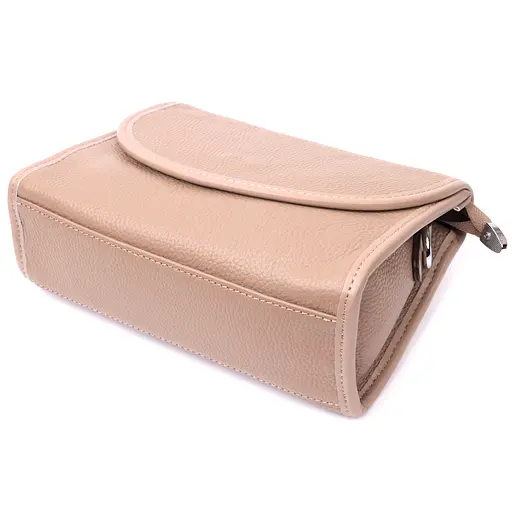 Кожаная сумка Vintage с полукруглым клапаном 20.5х14х8.5 см sum0029045 - фото 3