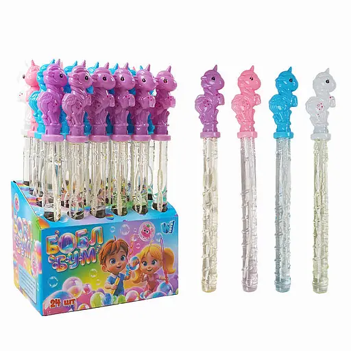 Мильні бульбашки WToys Єдиноріг, 36 см
