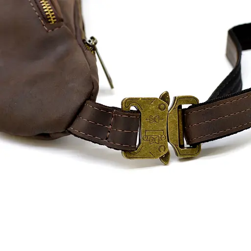 Жіноча шкіряна сумка-бананка Tarwa 33х11.5х8 см sum0026350 - фото 9